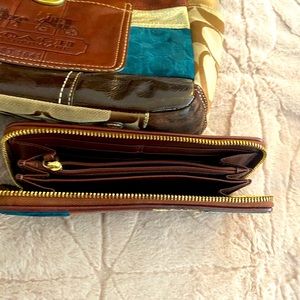 Matching wallet with zipper. 120.00 for both